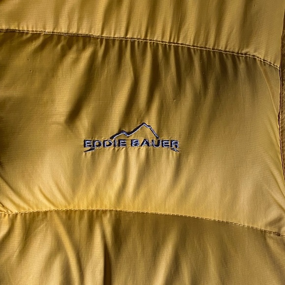 Yellow Vintage Eddie Bauer Puffy Vest Size XL - Picture 3 of 4